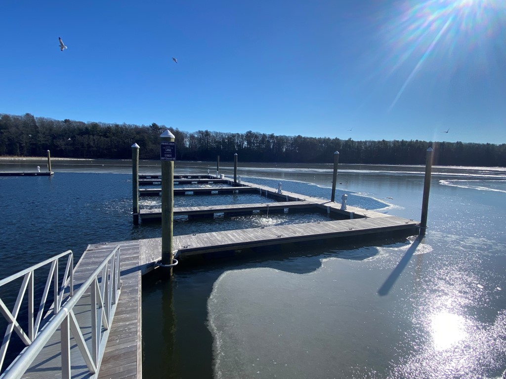 Winter dockage at East Greenwich Marina